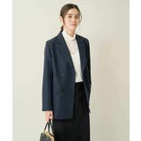 【洗える/イージーケア/ストレッチ】ダブルクロスダブルブレストジャケット | a.v.v【WOMEN】 | 詳細画像14 