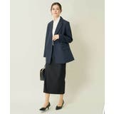 【洗える/イージーケア/ストレッチ】ダブルクロスダブルブレストジャケット | a.v.v【WOMEN】 | 詳細画像18 