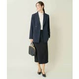 【洗える/イージーケア/ストレッチ】ダブルクロスダブルブレストジャケット | a.v.v【WOMEN】 | 詳細画像19 