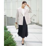 【洗える/イージーケア/ストレッチ】ダブルクロスダブルブレストジャケット | a.v.v【WOMEN】 | 詳細画像26 