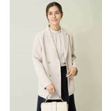 【洗える/イージーケア/ストレッチ】ダブルクロスダブルブレストジャケット | a.v.v【WOMEN】 | 詳細画像27 