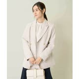 【洗える/イージーケア/ストレッチ】ダブルクロスダブルブレストジャケット | a.v.v【WOMEN】 | 詳細画像28 