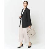 【洗える/イージーケア/ストレッチ】ダブルクロスダブルブレストジャケット | a.v.v【WOMEN】 | 詳細画像48 