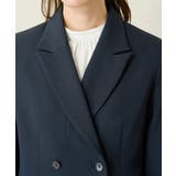 【洗える/イージーケア/ストレッチ】ダブルクロスダブルブレストジャケット | a.v.v【WOMEN】 | 詳細画像54 