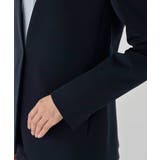 【洗える ストレッチ セットアップ対応】ダブルクロスVネックノーカラージャケット | a.v.v【WOMEN】 | 詳細画像22 