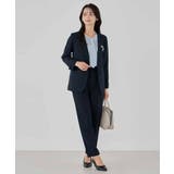 【洗える ストレッチ セットアップ対応】ダブルクロスVネックノーカラージャケット | a.v.v【WOMEN】 | 詳細画像5 