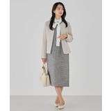 【洗える/ストレッチ/セットアップ対応】ダブルクロスキーネックジャケット | a.v.v【WOMEN】 | 詳細画像22