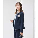 【洗える/ストレッチ/セットアップ対応】ダブルクロスキーネックジャケット | a.v.v【WOMEN】 | 詳細画像3