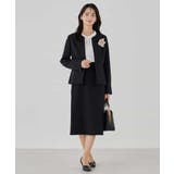 【洗える/ストレッチ/セットアップ対応】ダブルクロスキーネックジャケット | a.v.v【WOMEN】 | 詳細画像30