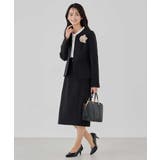 【洗える/ストレッチ/セットアップ対応】ダブルクロスキーネックジャケット | a.v.v【WOMEN】 | 詳細画像31