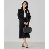 【洗える/ストレッチ/セットアップ対応】ダブルクロスキーネックジャケット | a.v.v【WOMEN】 | 詳細画像33