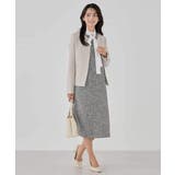 【洗える/ストレッチ/セットアップ対応】ダブルクロスキーネックジャケット | a.v.v【WOMEN】 | 詳細画像46 