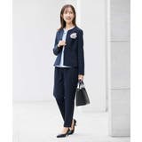 【洗える/ストレッチ/セットアップ対応】ダブルクロスキーネックジャケット | a.v.v【WOMEN】 | 詳細画像7