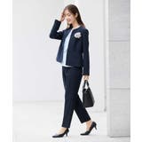 【洗える/ストレッチ/セットアップ対応】ダブルクロスキーネックジャケット | a.v.v【WOMEN】 | 詳細画像8