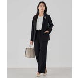 【洗える/ストレッチ/セットアップ対応】ダブルクロステーラードジャケット | a.v.v【WOMEN】 | 詳細画像10 