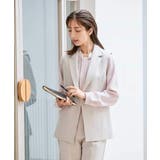 【洗える/ストレッチ/セットアップ対応】ダブルクロステーラードジレ | a.v.v【WOMEN】 | 詳細画像15 