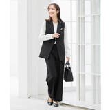 【洗える/ストレッチ/セットアップ対応】ダブルクロステーラードジレ | a.v.v【WOMEN】 | 詳細画像36 