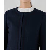 【ストレッチ】ツイードノーカラージャケット | a.v.v【WOMEN】 | 詳細画像35 