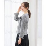 【ストレッチ】ツイードノーカラージャケット | a.v.v【WOMEN】 | 詳細画像5 