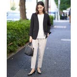 【洗える/イージーケア】ダブルクロスノーカラージャケット | a.v.v【WOMEN】 | 詳細画像11