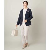 【洗える/イージーケア】ダブルクロスノーカラージャケット | a.v.v【WOMEN】 | 詳細画像24