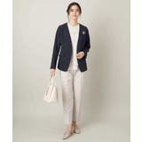 【洗える/イージーケア】ダブルクロスノーカラージャケット | a.v.v【WOMEN】 | 詳細画像25