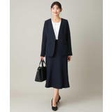 【洗える/イージーケア】ダブルクロスノーカラージャケット | a.v.v【WOMEN】 | 詳細画像26