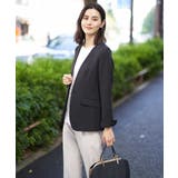 【洗える/イージーケア】ダブルクロスノーカラージャケット | a.v.v【WOMEN】 | 詳細画像3