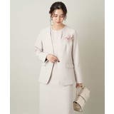 【洗える/イージーケア】ダブルクロスノーカラージャケット | a.v.v【WOMEN】 | 詳細画像35