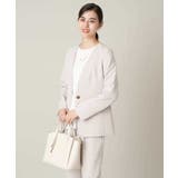 【洗える/イージーケア】ダブルクロスノーカラージャケット | a.v.v【WOMEN】 | 詳細画像37