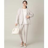 【洗える/イージーケア】ダブルクロスノーカラージャケット | a.v.v【WOMEN】 | 詳細画像38