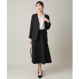 【洗える/イージーケア】ダブルクロスノーカラージャケット | a.v.v【WOMEN】 | 詳細画像40