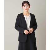 【洗える/イージーケア】ダブルクロスノーカラージャケット | a.v.v【WOMEN】 | 詳細画像49