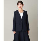 【洗える/イージーケア】ダブルクロスノーカラージャケット | a.v.v【WOMEN】 | 詳細画像50