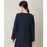 【洗える/イージーケア】ダブルクロスノーカラージャケット | a.v.v【WOMEN】 | 詳細画像53