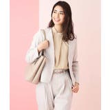 【セットアップ対応】イタリアファブリック麻混Vネックジャケット | a.v.v【WOMEN】 | 詳細画像2