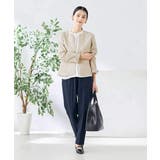 【洗える/ストレッチ/UVカット】麻調ストレッチキーネックジャケット | a.v.v【WOMEN】 | 詳細画像13