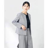 【洗える/ストレッチ/UVカット】麻調ストレッチキーネックジャケット | a.v.v【WOMEN】 | 詳細画像20