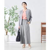 【洗える/ストレッチ/UVカット】麻調ストレッチキーネックジャケット | a.v.v【WOMEN】 | 詳細画像22