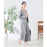 【洗える/ストレッチ/UVカット】麻調ストレッチキーネックジャケット | a.v.v【WOMEN】 | 詳細画像24