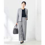 【洗える/ストレッチ/UVカット】麻調ストレッチキーネックジャケット | a.v.v【WOMEN】 | 詳細画像25