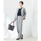 【洗える/ストレッチ/UVカット】麻調ストレッチキーネックジャケット | a.v.v【WOMEN】 | 詳細画像26