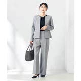 【洗える/ストレッチ/UVカット】麻調ストレッチキーネックジャケット | a.v.v【WOMEN】 | 詳細画像28