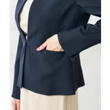 【洗える/ストレッチ/UVカット】麻調ストレッチキーネックジャケット | a.v.v【WOMEN】 | 詳細画像34