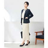 【洗える/ストレッチ/UVカット】麻調ストレッチキーネックジャケット | a.v.v【WOMEN】 | 詳細画像6