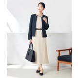 【洗える/ストレッチ/UVカット】麻調ストレッチキーネックジャケット | a.v.v【WOMEN】 | 詳細画像8