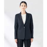 【洗える/ストレッチ/UVカット】麻調ストレッチテーラードジャケット | a.v.v【WOMEN】 | 詳細画像15 