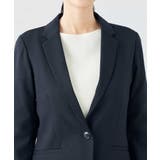 【洗える/ストレッチ/UVカット】麻調ストレッチテーラードジャケット | a.v.v【WOMEN】 | 詳細画像18 