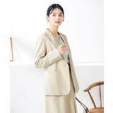 【洗える/ストレッチ/UVカット】麻調ストレッチテーラードジャケット | a.v.v【WOMEN】 | 詳細画像6 