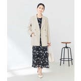 【洗える/ストレッチ/UVカット】麻調ストレッチダブルブレストジャケット | a.v.v【WOMEN】 | 詳細画像9 